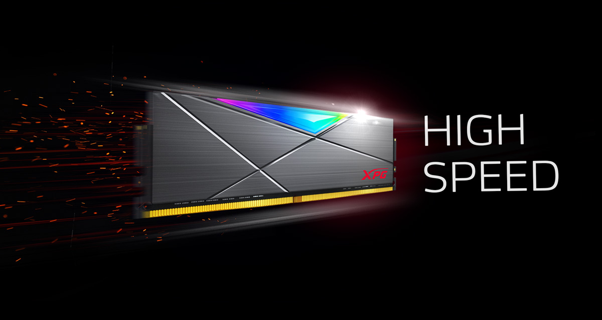 Cặp RAM XPG Spectrix D50 RGB Black 32GB 3200Mhz